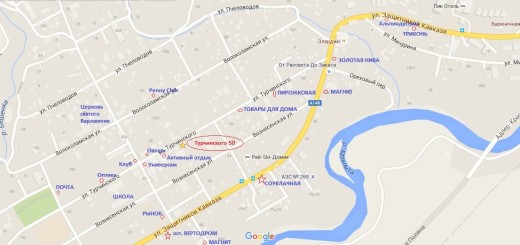 Карта апартаменты Турчинского 50